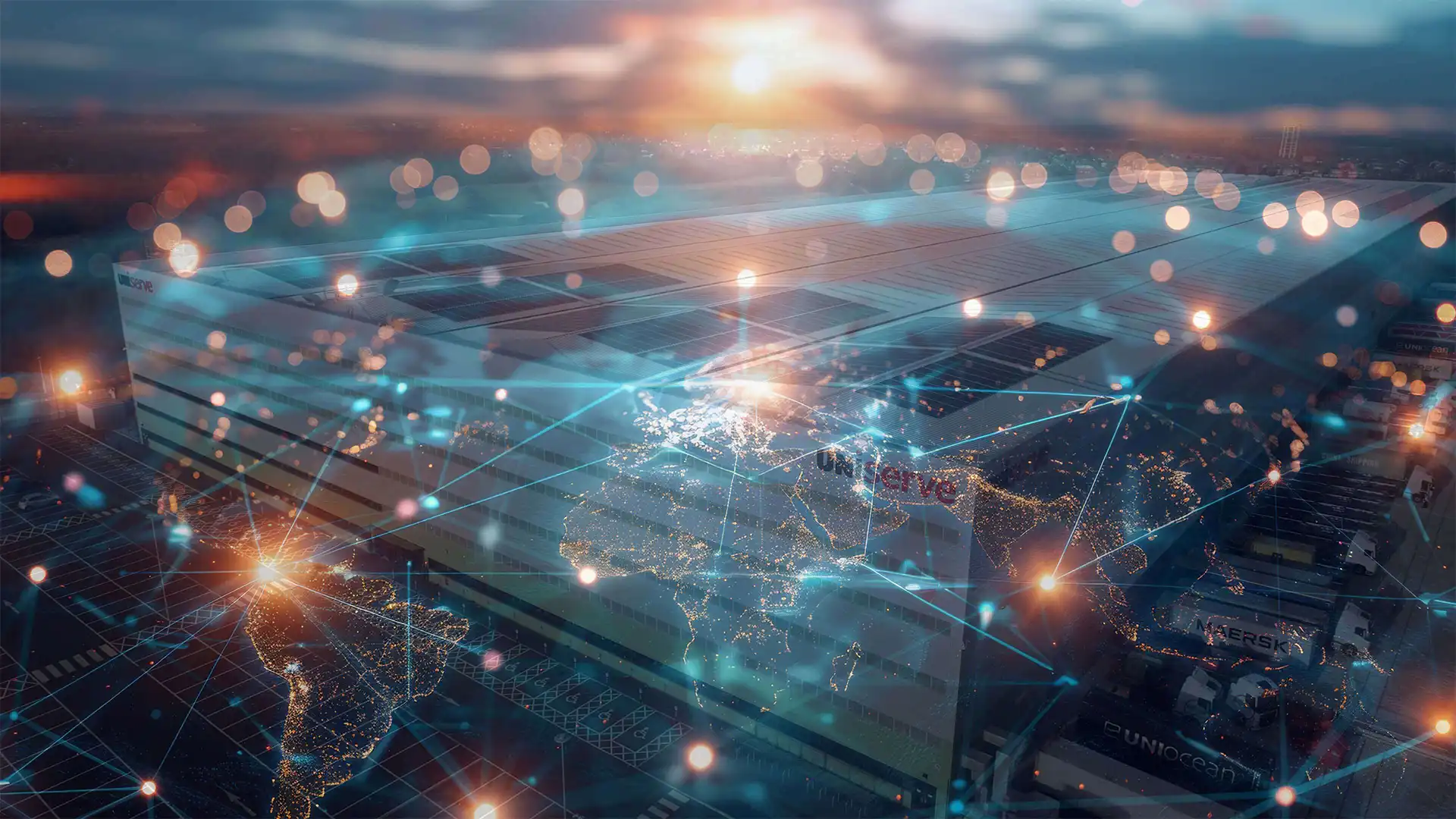 powering smart chain background UniServe Felixstowe